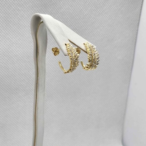 Jewelry - Brand New  Sterling Silver 925 Leaf Earrings